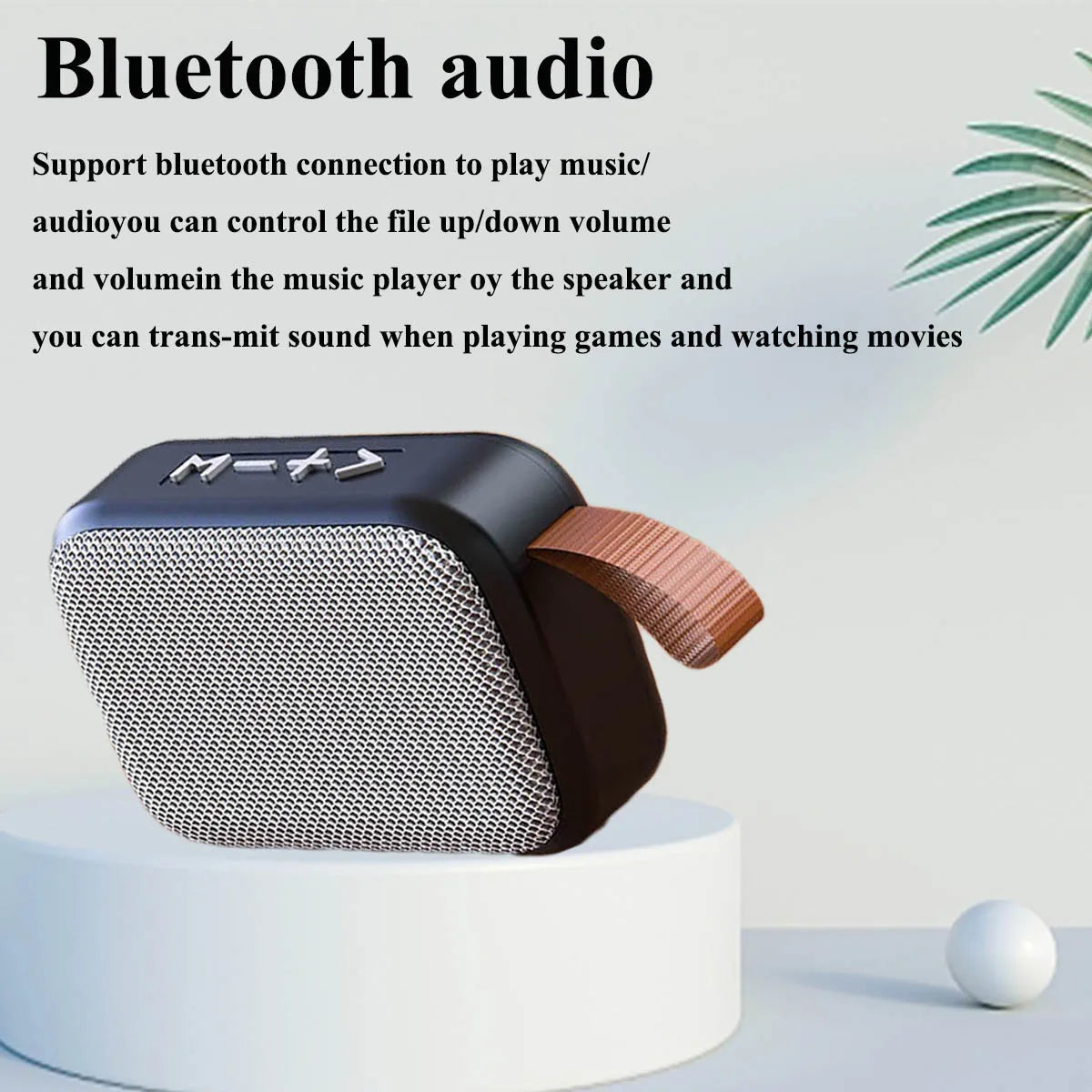 Portable Wireless Bluetooth Speaker – HiFi Stereo Sound, Indoor & Outdoor Ready