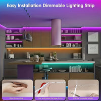 RGB LED Strip Lights with 44-Key Remote