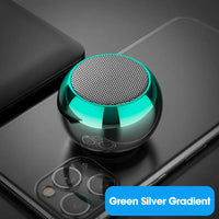 Mini Steel Bluetooth Speaker – Portable Wireless, Heavy Bass Stereo Sound