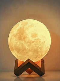 LED Moon Light Galaxy Night Lamp – DIY Moon Night Light, Warm Glow Bedroom Décor