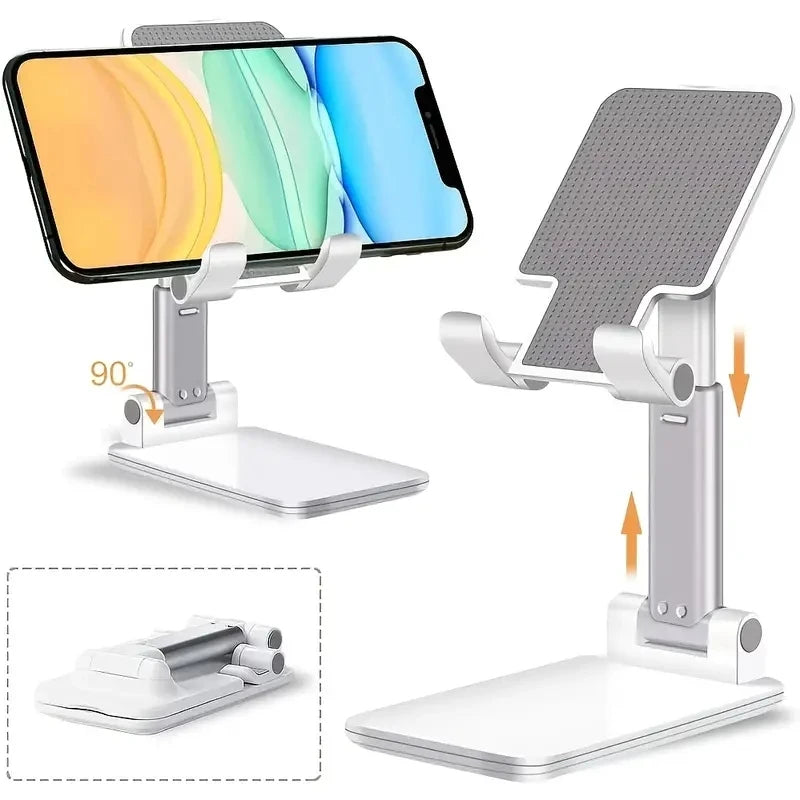 Adjustable Desk Mobile Phone & Tablet Holder Stand – Universal Desktop Stand for iPhone, iPad & Android