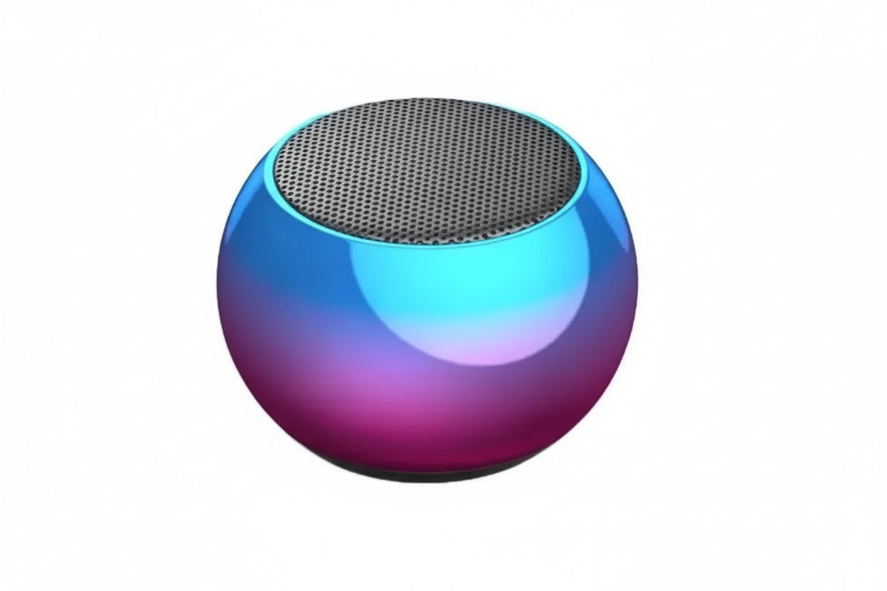 Mini Steel Bluetooth Speaker – Portable Wireless, Heavy Bass Stereo Sound