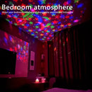 LED Starry Sky Projector Night Light – USB Moon & Star Atmosphere Lamp